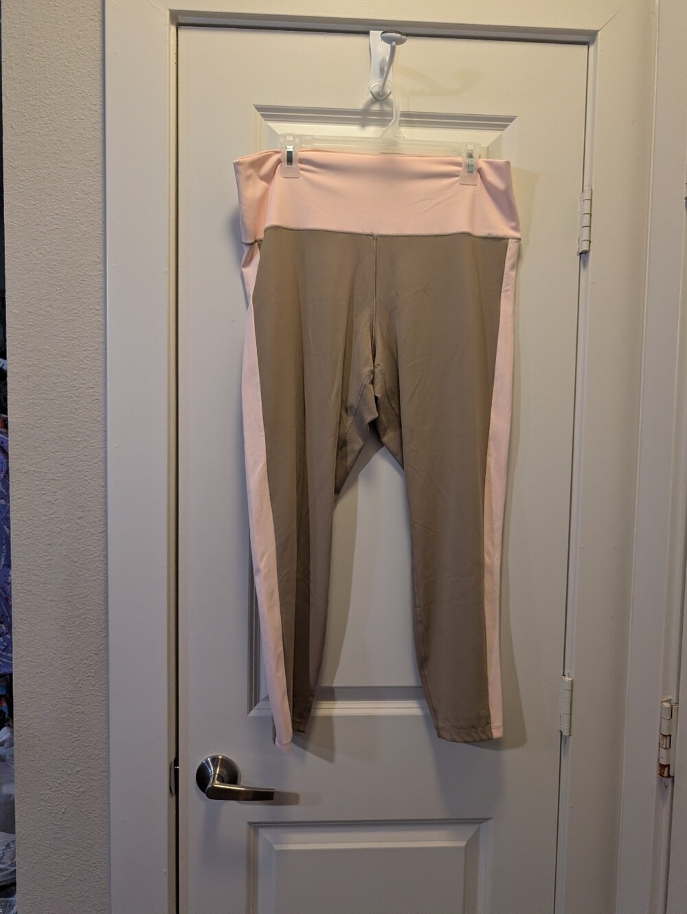 Baby Pink & Tan Plus Old Navy Studio Smooth Leggings